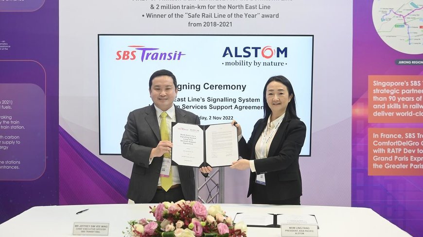 Alstom inks services contract with SBS Transit Rail for North East Line’s driverless signalling system